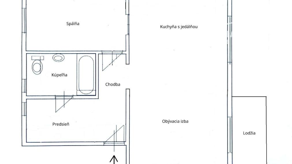 TOP!!! 2-izbový byt s lodžiou 71 m2 v Trenčíne - Dlhé Hony