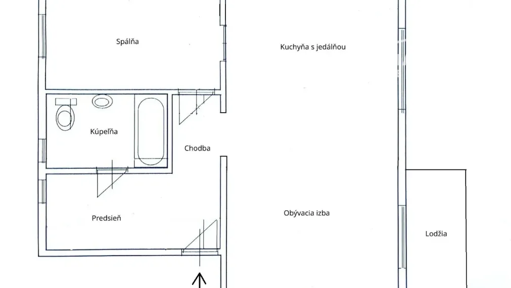 Krásny 2-izbový byt s lodžiou 71 m2 v Trenčíne - Dlhé Hony