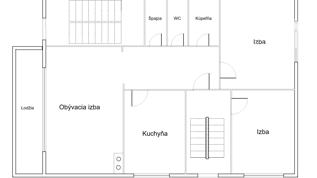RD s 2 bytovými jednotkami (2x 3+1), 2 garážami, jazierkom a 1192 m2 pozemkom, Svinná