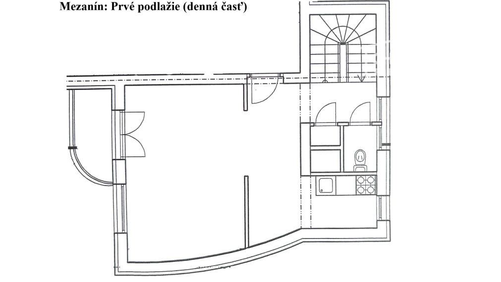 3-izbový mezanín s 2 balkónmi 87 m2 ul. Halalovka, Trenčín - Juh III