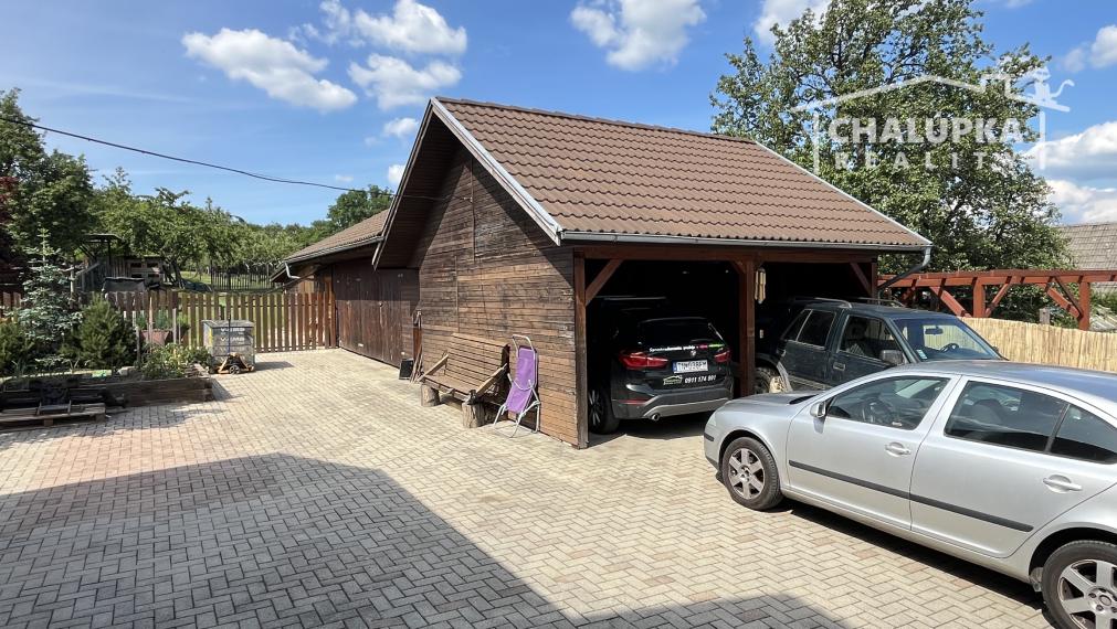 Pekný RD 6+1 (271 m2) s garážou, 2-prístreškom a 2066 m2 pozemkom - Dubodiel