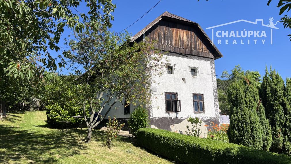 Tradičná chalupa v Hornej Súči časť Dúbrava, 887 m2 pozemok