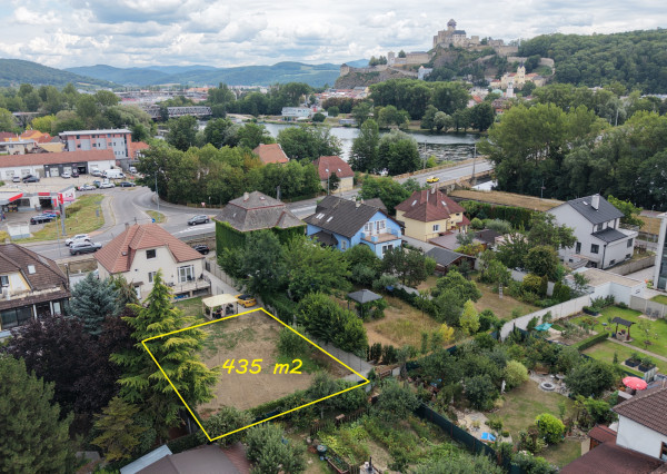 NA PRENÁJOM: Pozemok 435 m2, ul. Bratislavská Trenčín